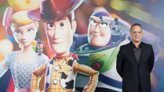 El actor Tom Hanks, que presta su voz al vaquero Woody en 'Toy Story'.