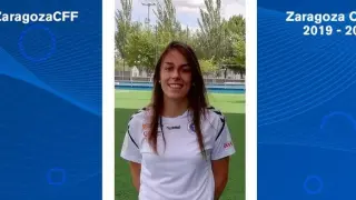 Lucía Fuertes, nueva jugadora del Zaragoza Femenino.