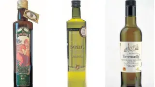 Botellas de La Calandina, Impelte D. O. y Torremaella.