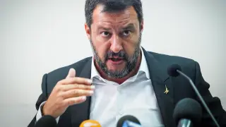 El ministro del Interior de Italia, Matteo Salvini.