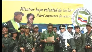 Iván Márquez, en compañía de el. Paisa y santrich anuncia el regreso a la lucha guerrillera