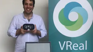 Ezequiel Hidalgo, creador de la 'app' de realidad virtual para rehabilitar a pacientes que han sufrido un ictus.