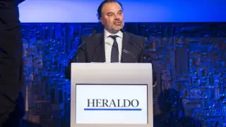 Fernando de Yarza, durante su intervención en la entrega de los Premios Heraldo