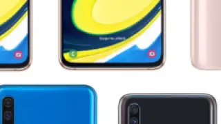 Comparativa del Samsung Galaxy A50, el A70 y el A80