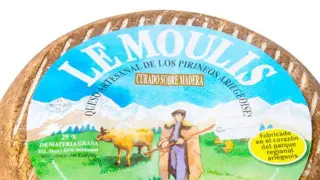 Un queso de la marca Le Moulis.