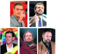 Candidatos a la Moncloa en el cierre de campaña de las elecciones 10-N