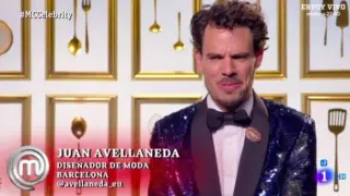 El concursante Juan Avellaneda de 'Masterchef' celebrity