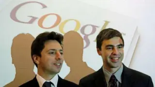 Larry Page y Sergey Brin, cofundadores de Google y respectivamente consejero delegado y presidente de Alphabet