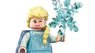 Figura de Lego de Elsa, de 'Frozen'.
