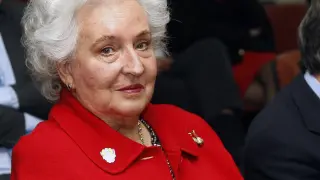 Fotografía de archivo de la infanta Pilar de Borbón con 83 años en 2013