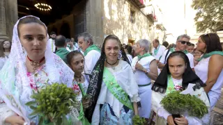 La procesión de San Lorenzo es uno de los muchos actos a los que acuden las mairalesas.