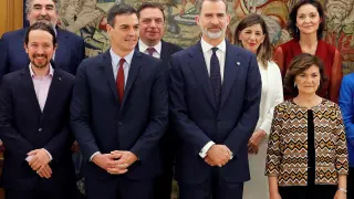 Toma de posesión de los ministros del nuevo Gobierno de Sánchez