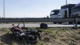 Accidente con motorista