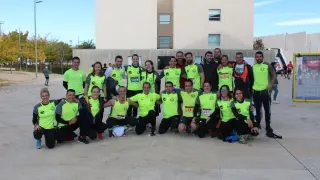 La AsociaciónTitan School Ejea en la III Gladiator Aragón, prueba celebrada en Villanueva de Gállego el pasado 9 de noviembre