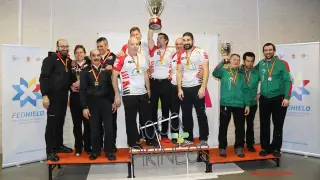Club Hielo del Pirineo y Club Hielo Jaca lideraron el podium para ascender a primera división