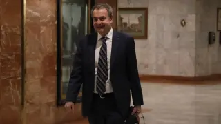 El expresidente Zapatero este sábado en Caracas.