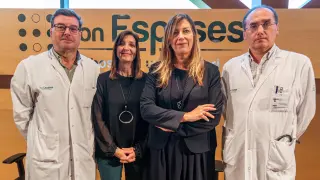 Responsables sanitarios del Hospital de Son Espases, en Palma de Mallorca.
