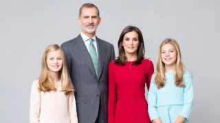 Nueva fotografía oficial de la Familia Real.