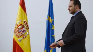 Ábalos, este jueves, en la toma de posesión del nuevo delegado del Gobierno de Castilla y León