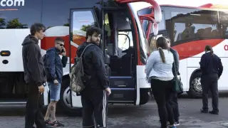 La emergencia del covid-19 afecta a las líneas de bus de Alosa de Huesca provincia.