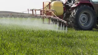 Máquinas agrícolas para la aplicación de fitosanitarios en los cultivos.