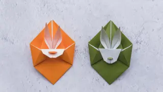 Conejo origami.