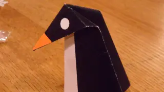 Pingüino origami