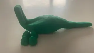 Dinosaurio plastilina 2