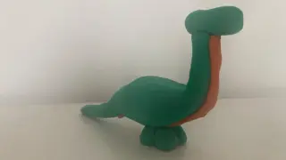 Dinosaurio plastilina 3