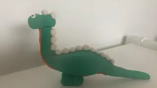Dinosaurio plastilina 5