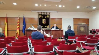 Imagen de la rueda de prensa convocada por el PSOE.