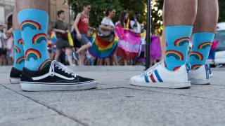 Manifestación del Orgullo Gay en junio del año pasado en Zaragoza.