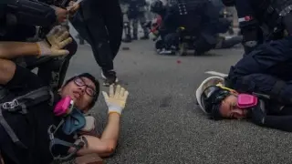 Foto de Susana Vera de los disturbios de Hong Kong en 2019 que ha sido premiada