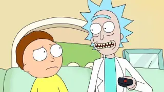 Morty y Rick, de izquierda a derecha, en un fotograma de la serie.