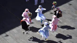 Imagen de uno de los tradicionales bailes de las fiestas de Graus.