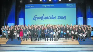 Acto de graduación de la promoción 2019 de los masters de ESIC.