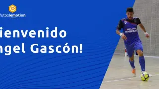 Ángel Gascón, instinto goleador para el Fútbol Emotion Zaragoza