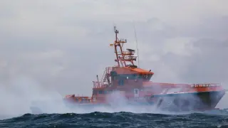 Embarcación de Salvamento Marítimo, organización que acudió al accidente