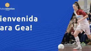 Clara Gea, nueva jugadora del Fútbol Emotion Zaragoza.