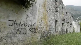 'Jánovas no rebla’ fue el lema empleado por sus vecinos en la lucha contra el desahucio.