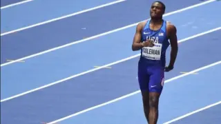 El velocista estadounidense Christian Coleman, campeón mundial de 100 metros