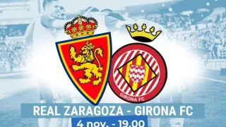 Horario y dónde ver el Real Zaragoza-Girona