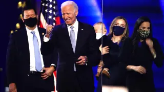 President-elect Joe Biden and Vice President-elect Kamala Harris celebration event