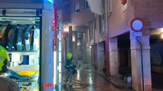 Incendio calle Mundir de Zaragoza