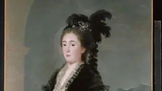 Retrato de la infanta María Teresa de Vallabriga realizado por Goya en 1783 y consercado en la Neue Pinakothek de Múnich