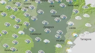 Previsión del tiempo en Aragón para este lunes 7 de diciembre