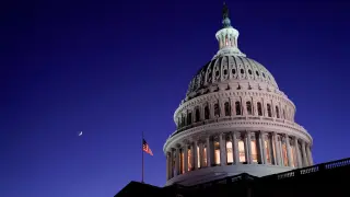 La cúpula del Capitolio, en Washington