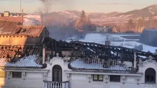 Incendio de Casa la Rubia de Jaca.