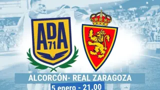 Horario y dónde ver el partido de Copa del Rey Alcorcón-Real Zaragoza