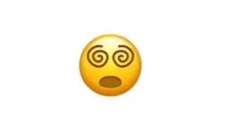 Emoji de cara mareada.